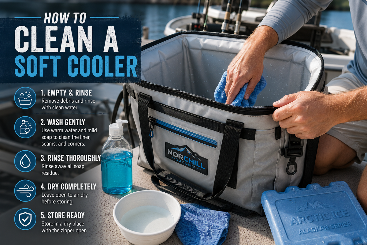 How to Clean a Soft Cooler and Remove Fish Odors